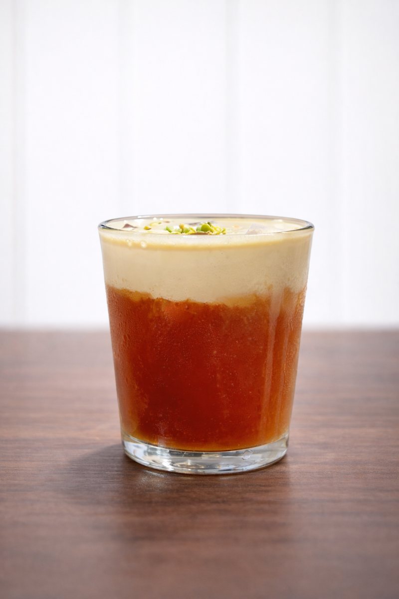 Cold Brew, Pistachio & Sea Salt Foam