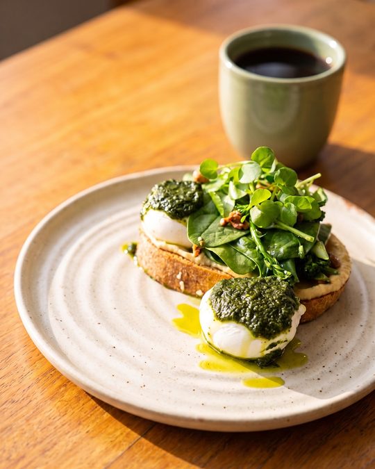 Green eggs and a black coffee